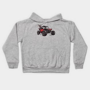 Beach Car Dune Buggy 4x4 Sand Railroad Sand Racing Kids Hoodie